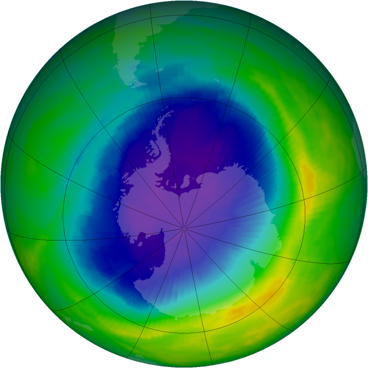 Ozone Map 1991-10-15